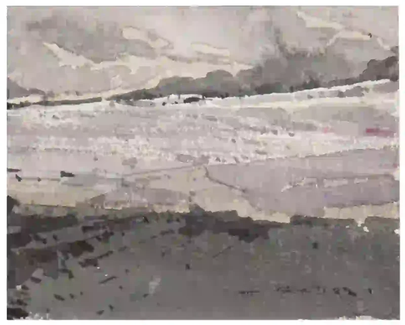 Artist Kartick Pal Painting