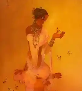 stuti laha oil paintig